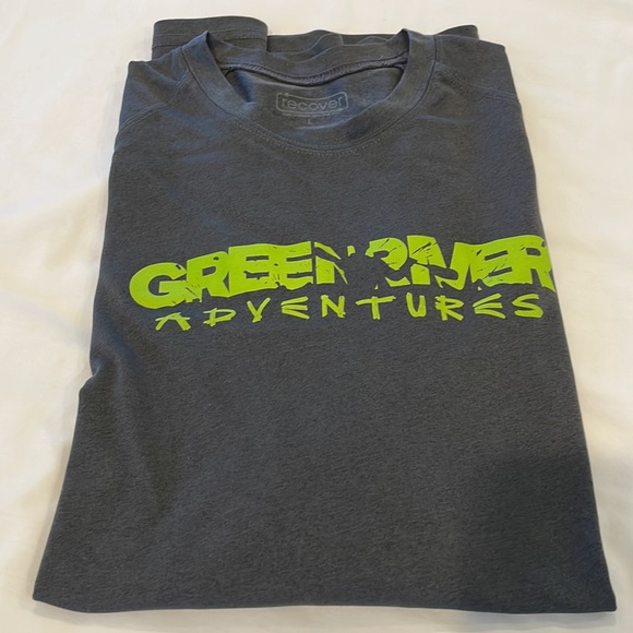 Recover Green River Adventures Men’s Large L/S Gray Shirt - Picture 1 of 7